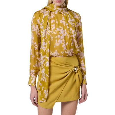 ELISABETTA FRANCHI BLUSA STAMPATA IN VOLIE DI SETA donna curry CAS7951E2 46 ELISABETTA FRANCHI BLUSA STAMPATA IN VOLIE DI SETA donna curry CAS7951E2 46