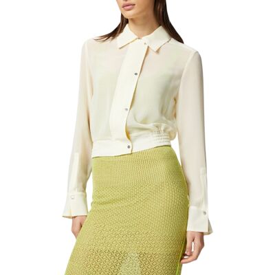 Pinko CAMICIA CIN CIN donna beige 104787A21F 44 Pinko CAMICIA CIN CIN donna beige 104787A21F 44
