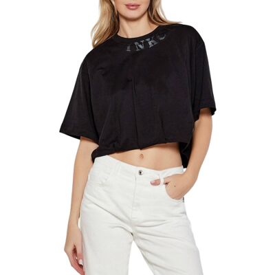 Pinko T-SHIRT donna nero 104257A2D2 S Pinko T-SHIRT donna nero 104257A2D2 S