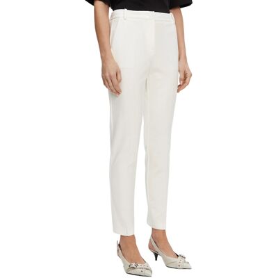 Pinko PANTALONE CIGARETTE-FIT PUNTO STOFFA donna bianco 100155A1L4 42 Pinko PANTALONE CIGARETTE-FIT PUNTO STOFFA donna bianco 100155A1L4 42