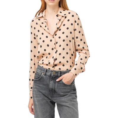 Pinko CAMICIA A POIS donna nude 100121A133 48 Pinko CAMICIA A POIS donna nude 100121A133 48