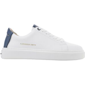 ALEXANDER SMITH SNEAKERS LONDON WHITE BLUE uomo bianco ALAZLDM9010WBL 43