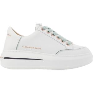 ALEXANDER SMITH SNEAKERS LANCASTER WHITE LIGHT GREEN donna bianco LSW1948WLG 39