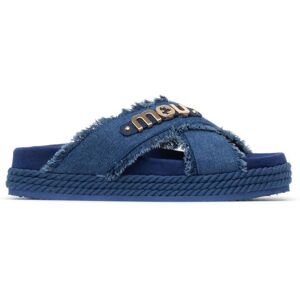 MOU SANDALO CRISS-CROSS DENIM donna denim MU.SW451004K 37