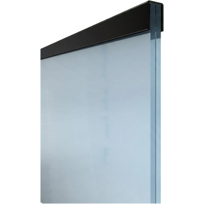Kozza Corrimano in alluminio rettangolare 30,1×25 mm nero per vetro 16–21,52 mm – 5 m Kozza Corrimano in alluminio rettangolare 30,1×25 mm nero per vetro 16–21,52 mm – 5 m
