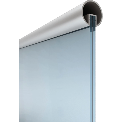 Kozza Corrimano in alluminio tondo Ø40 mm per balaustra in vetro – vetro 12–13,52 mm, 5 m Kozza Corrimano in alluminio tondo Ø40 mm per balaustra in vetro – vetro 12–13,52 mm, 5 m