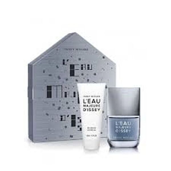 issey miyake l'eau majeure d'issey confezione regalo 50 ml edt + 100 ml gel doccia uomo