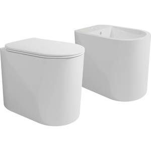 Ceramica Flaminia Sanitari filo muro Flaminia Astra Plus vaso goclean, bidet e coprivaso slim rallentato