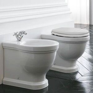 Galassia Ethos vaso e bidet filo muro con coprivaso