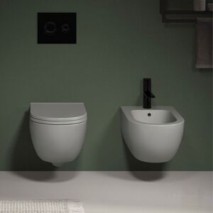 Ceramica Cielo Spa Cielo Enjoy 53 vaso senza brida bidet e coprivaso rallentato