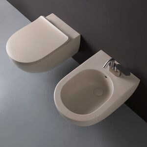 Ceramica Flaminia Sanitari sospesi Flaminia App ARGILLA vaso Goclean bidet e coprivaso rallentato slim