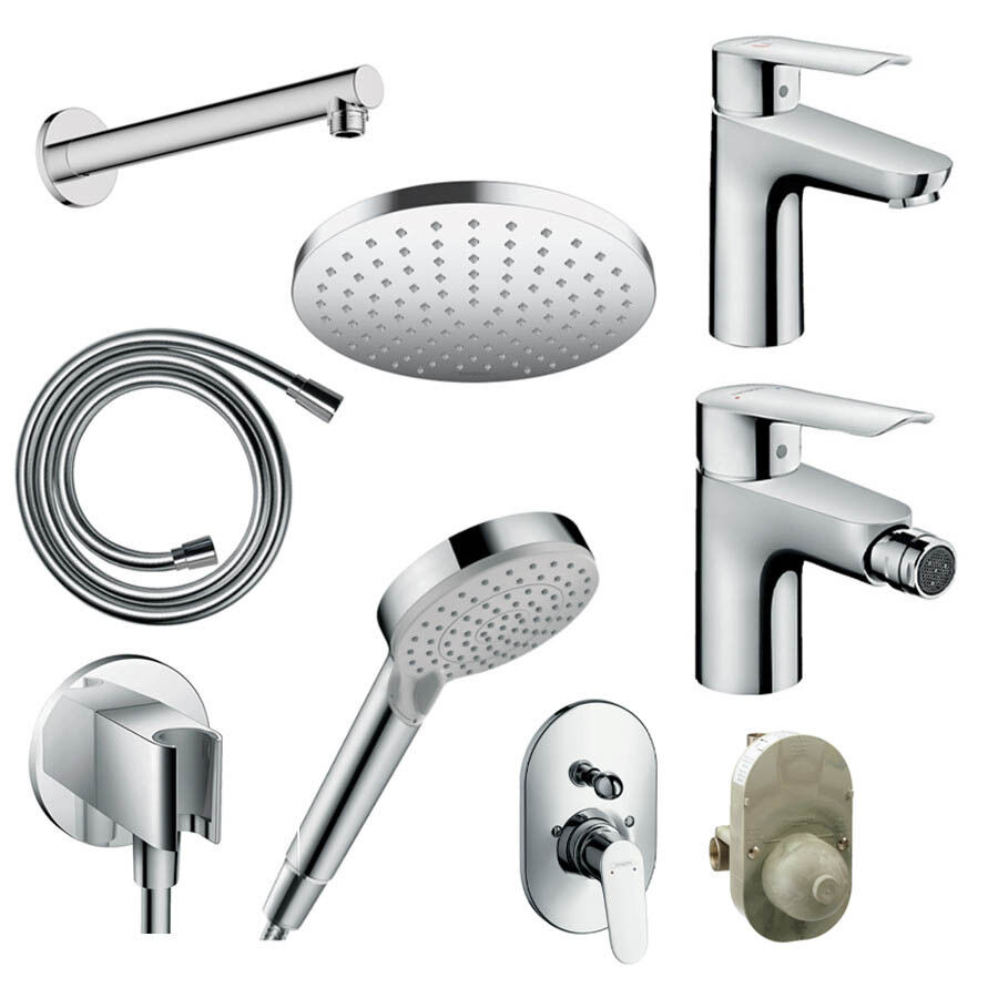 li Hansgrohe Kit Logis Rubinetteria Lavabo, Bidet, Doccia