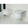 Sanitari sospesi Kerasan Flo 50 vaso, bidet e coprivaso avvolgente