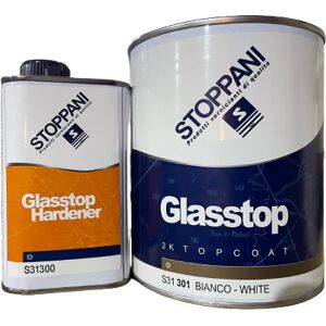 stoppani smalto poliuretanico glasstop comp.a+comp.b 1lt a+b bianco