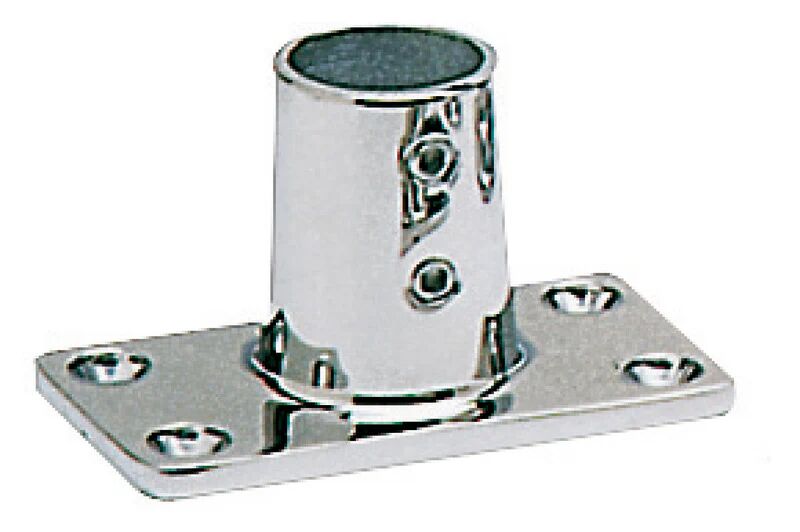 OSCULATI Base inox diritta quadra 25 mm