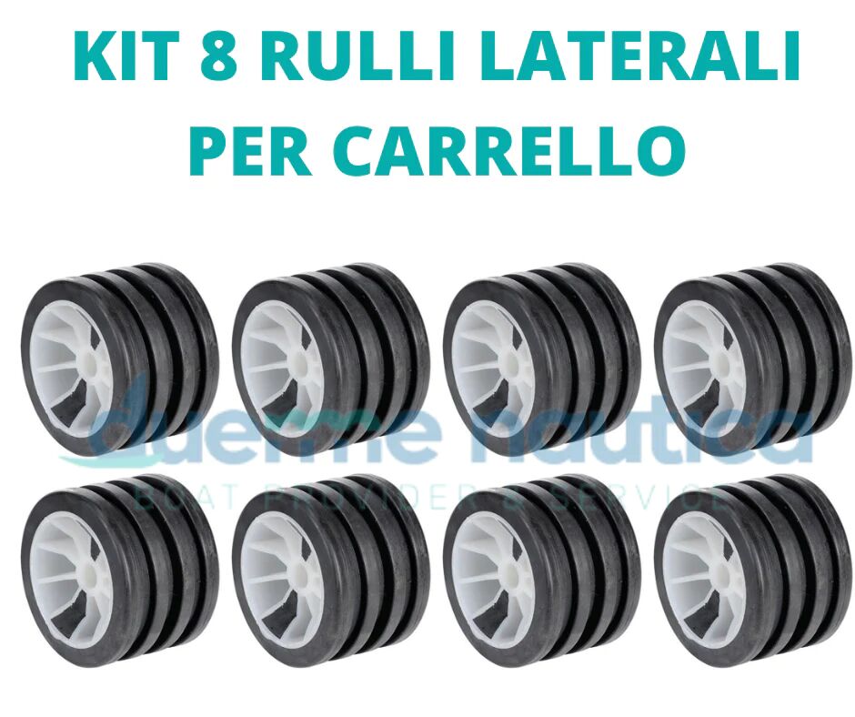 OSCULATI Kit 8 rulli laterali universali per carrelli