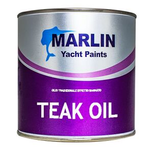 Marlin Yacht Paints TEAK OIL scuro – colore teak verniciato o bagnato 750ml