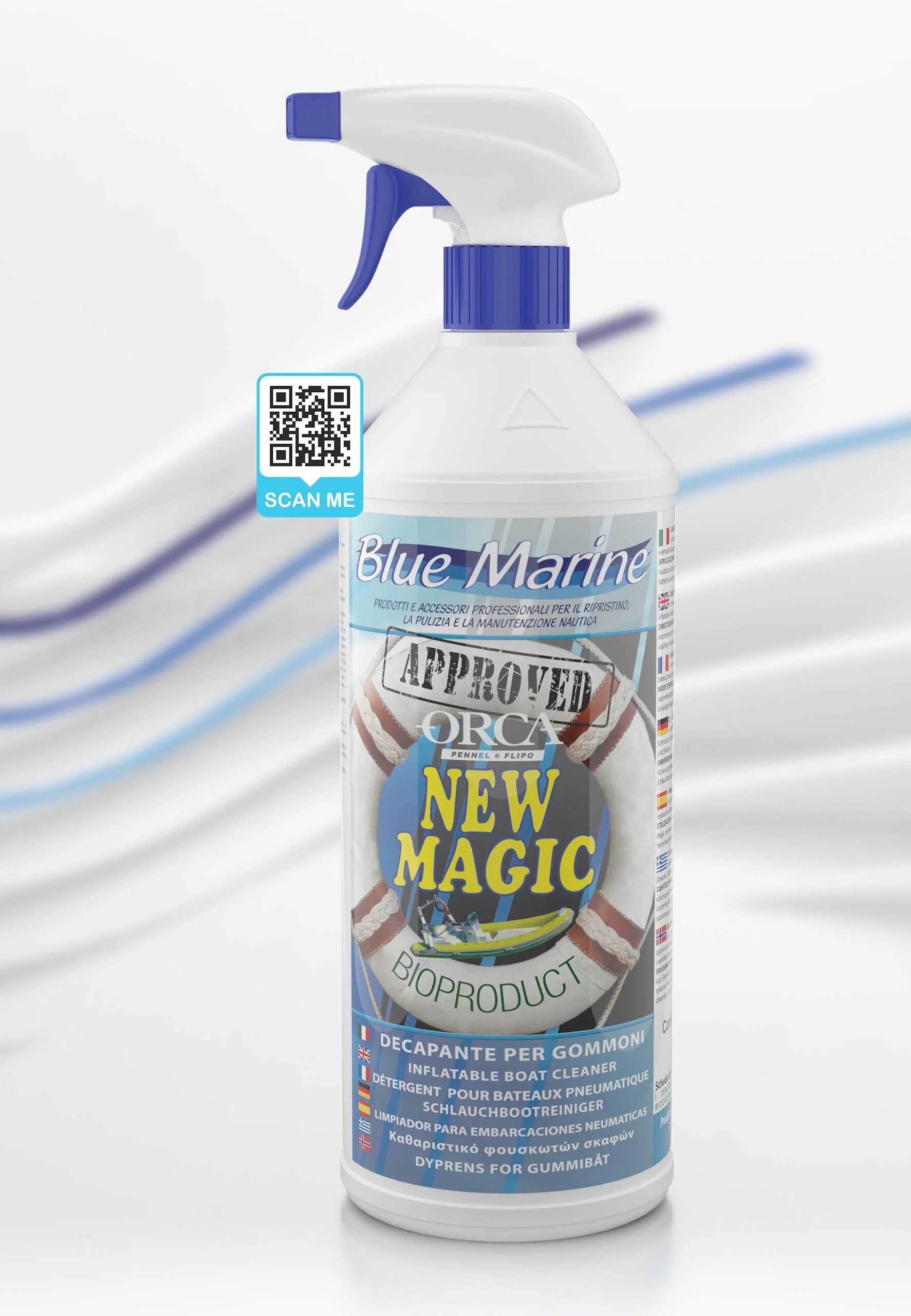 BLUE MARINE New Magic decappante per gommoni 1L