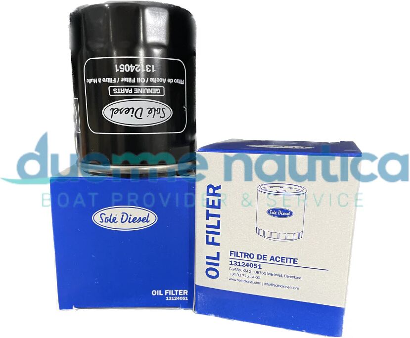 SOLÈ DIESEL Filtro olio originale cod.13124051