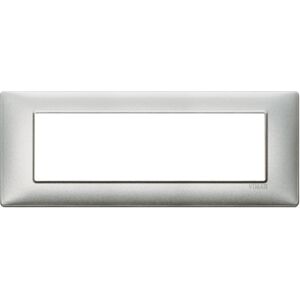 Vimar Spa Placca 7m Argento Metallizzato  - Viw 14657.71