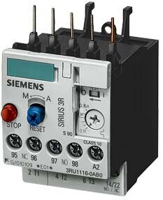 Siemens Relè Termico X S00 0,45-0,63a  - Sie 3ru11160gb0