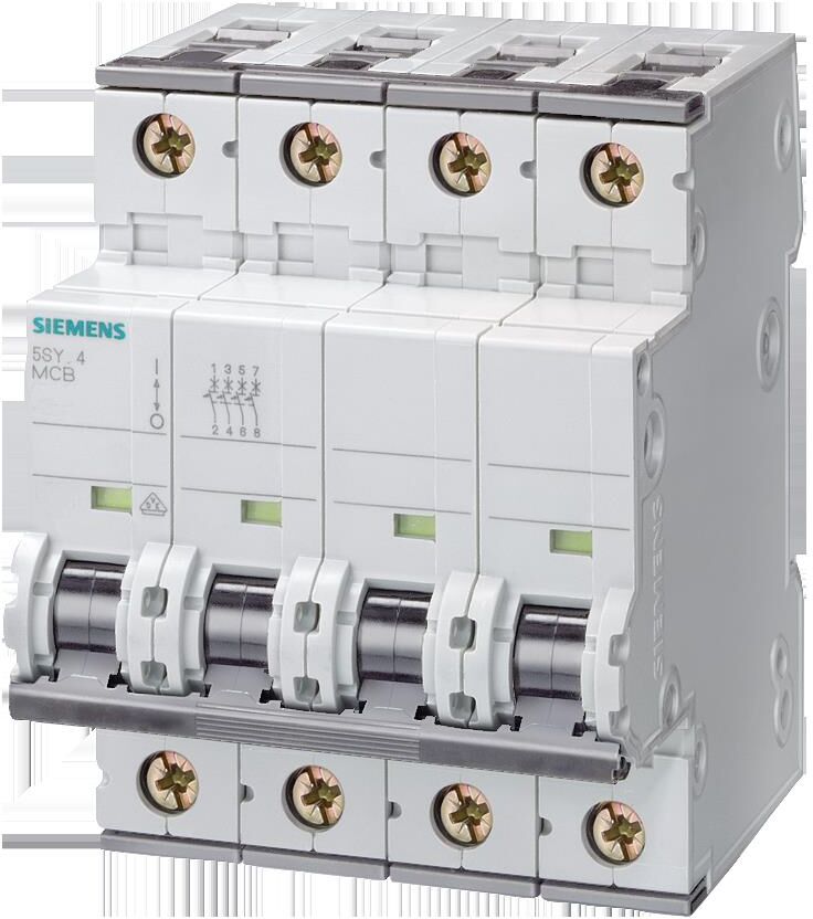 Siemens Interruttore Magnetotermico 4p D20 Icn 10ka Icu 20ka  - Sie 5sy44208