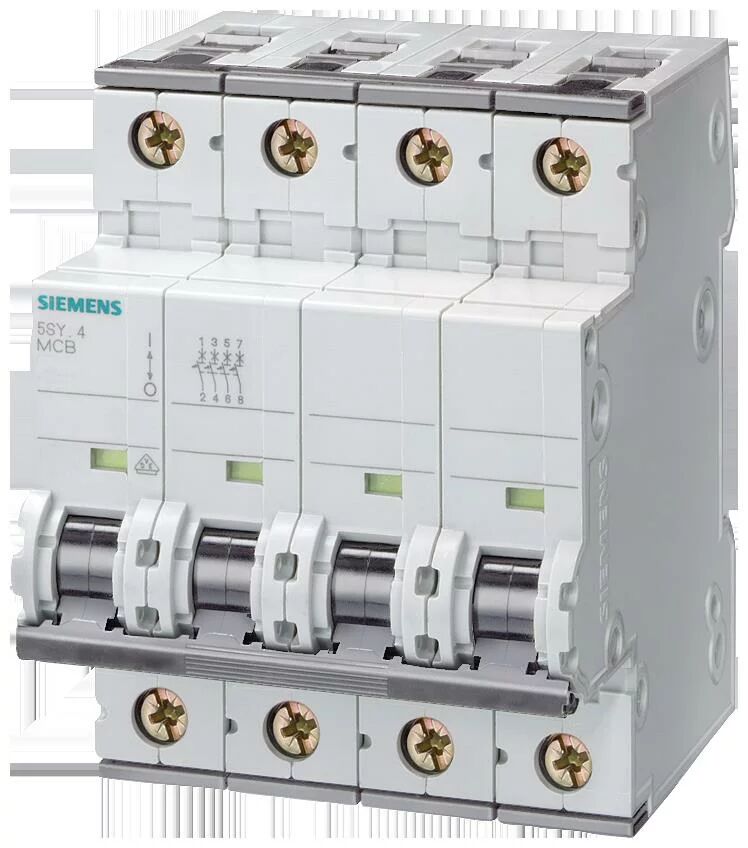 Siemens Interruttore Magnetotermico 4p C10 Icn 15ka, Icu 30ka  - Sie 5sy74107