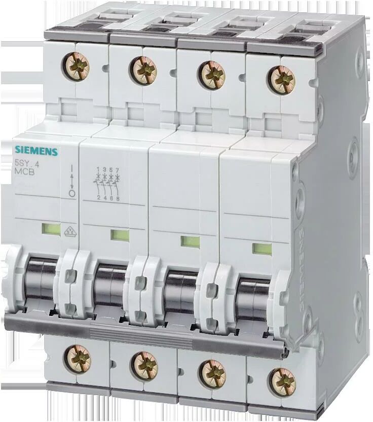 Siemens Interruttore Magnetotermico 4p C16 Icn 15ka, Icu 25ka  - Sie 5sy74167