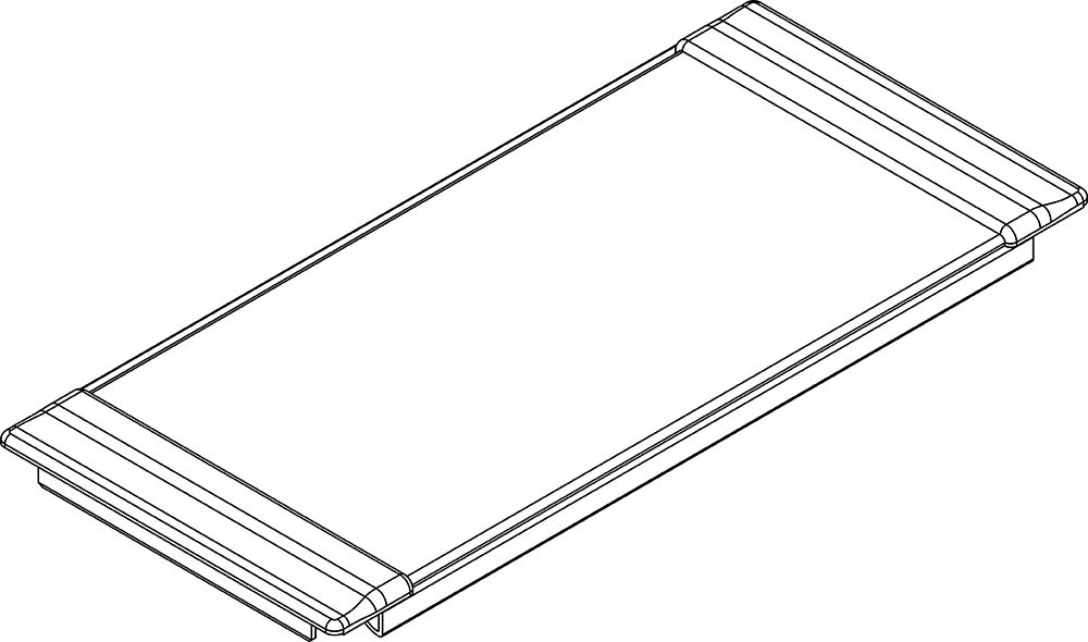 BTicino Mas Ldx 400 - Piastra Passacavi Vano Est  - Bti 93300pp