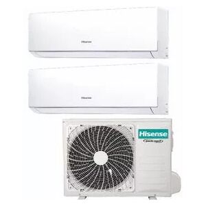 Hisense Climatizzatore New Comfort R32 Dual Split 9000+12000 Btu Classe A++/a+  - His Clim 2x52 Cf 9+12