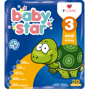 FARVIMA MEDICINALI SpA BABYSTAR MIDI PANN.4/9KG 20PZ