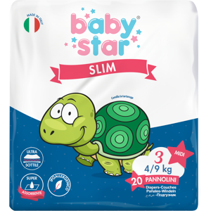 FARVIMA MEDICINALI SpA BABYSTAR SLIM 4/9KG T3 MD 20PZ