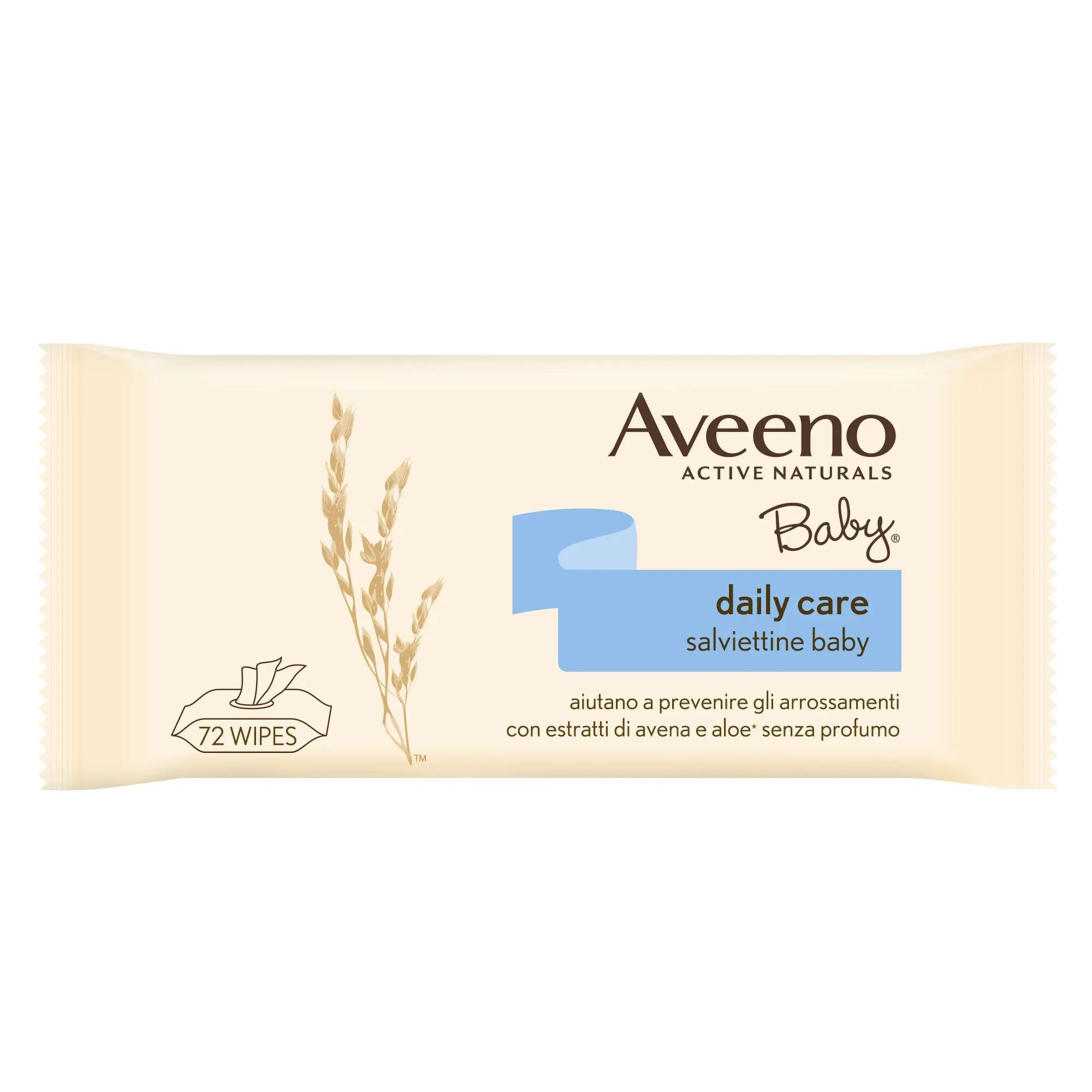 Johnson & johnson spa AVEENO Baby Salviettine Detergenti 72pz