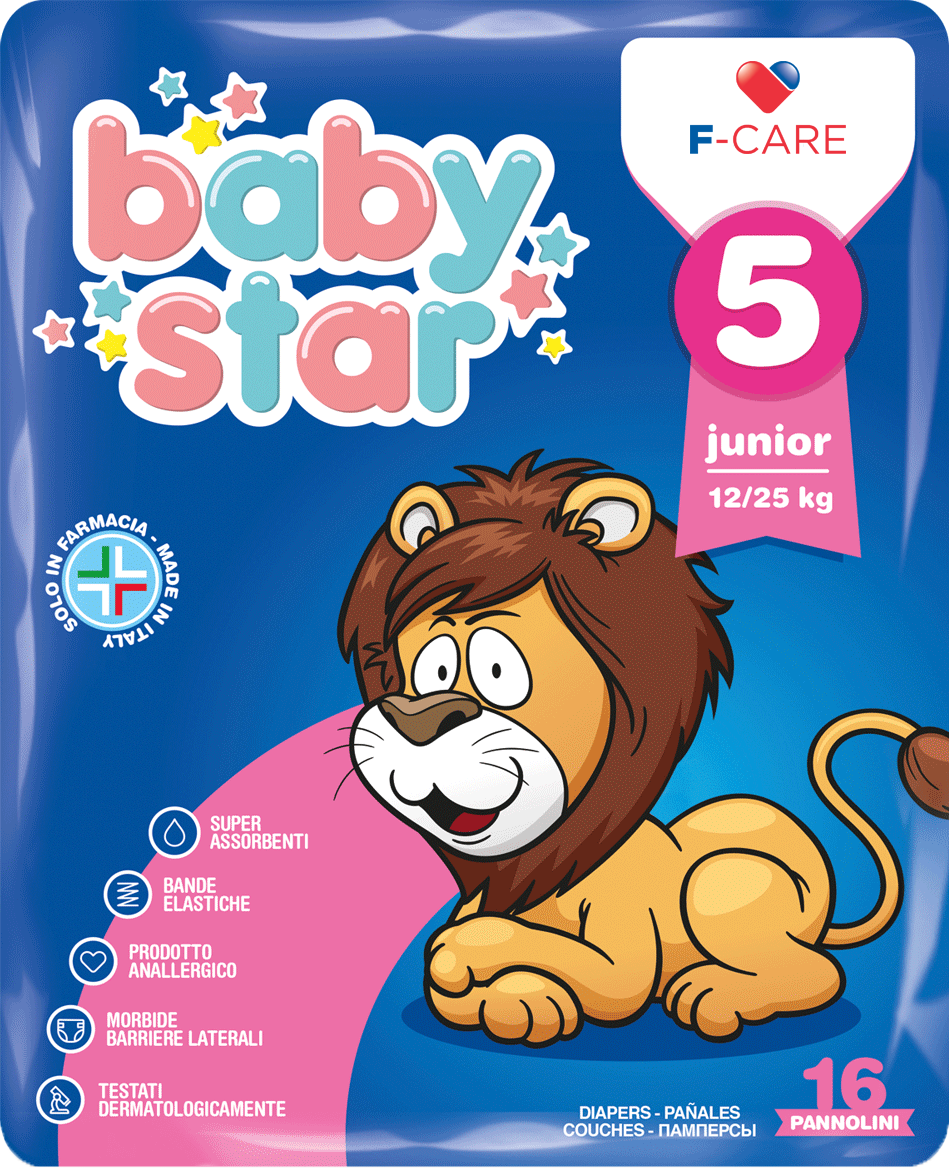 FARVIMA MEDICINALI SpA BABYSTAR JUNIOR PAN.12/25KG  T