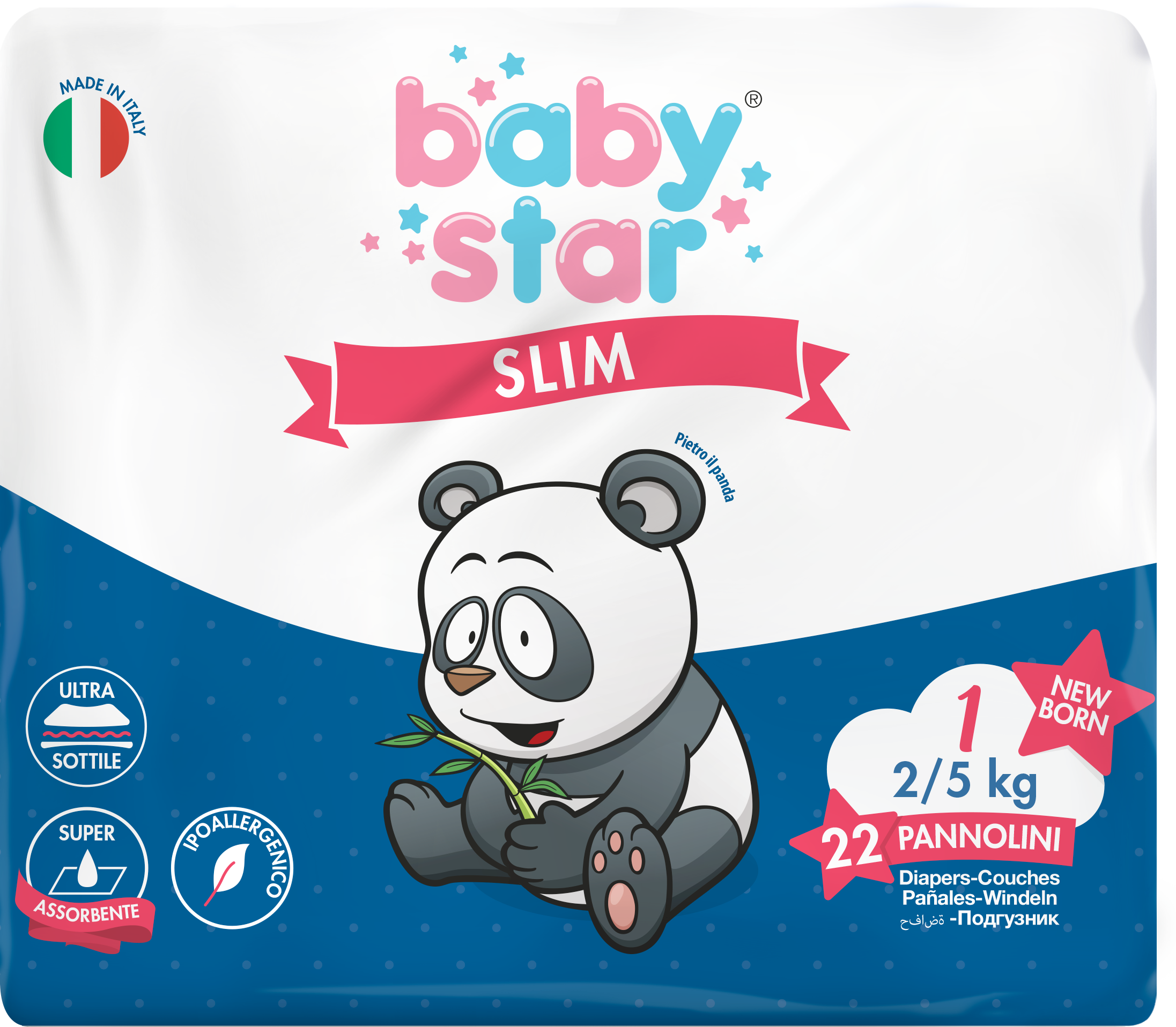 FARVIMA MEDICINALI SpA BABYSTAR SLIM 2/5KG T1NB 22PZ