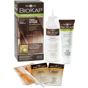 BIOS LINE SpA BIOKAP NUTRICOLOR 0.0 Crema Schiarente Tinta Tubo + Flacone