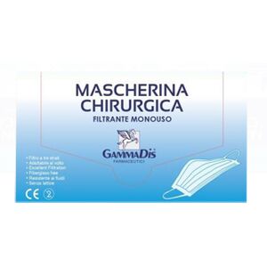 GAMMADIS FARMACEUTICI Srl MASCHERINA CHIRURGICA 50PZ