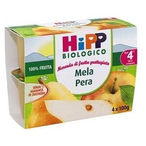 HIPP ITALIA Srl HIPP Bio Mer.Fr.Mela/Pera4x100