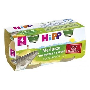 HIPP ITALIA Srl OMO HIPP Bio Merluzzo 2x80g