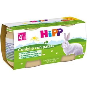 HIPP ITALIA Srl OMO HIPP Bio Coniglio+Pat2x80g