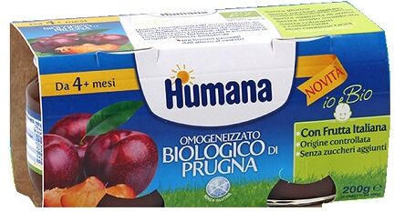 HUMANA ITALIA SpA OMO HUMANA Prugna 2x100g