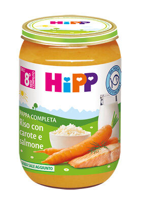 HIPP ITALIA Srl HIPP RISO CAROTE/SALMONE 220G