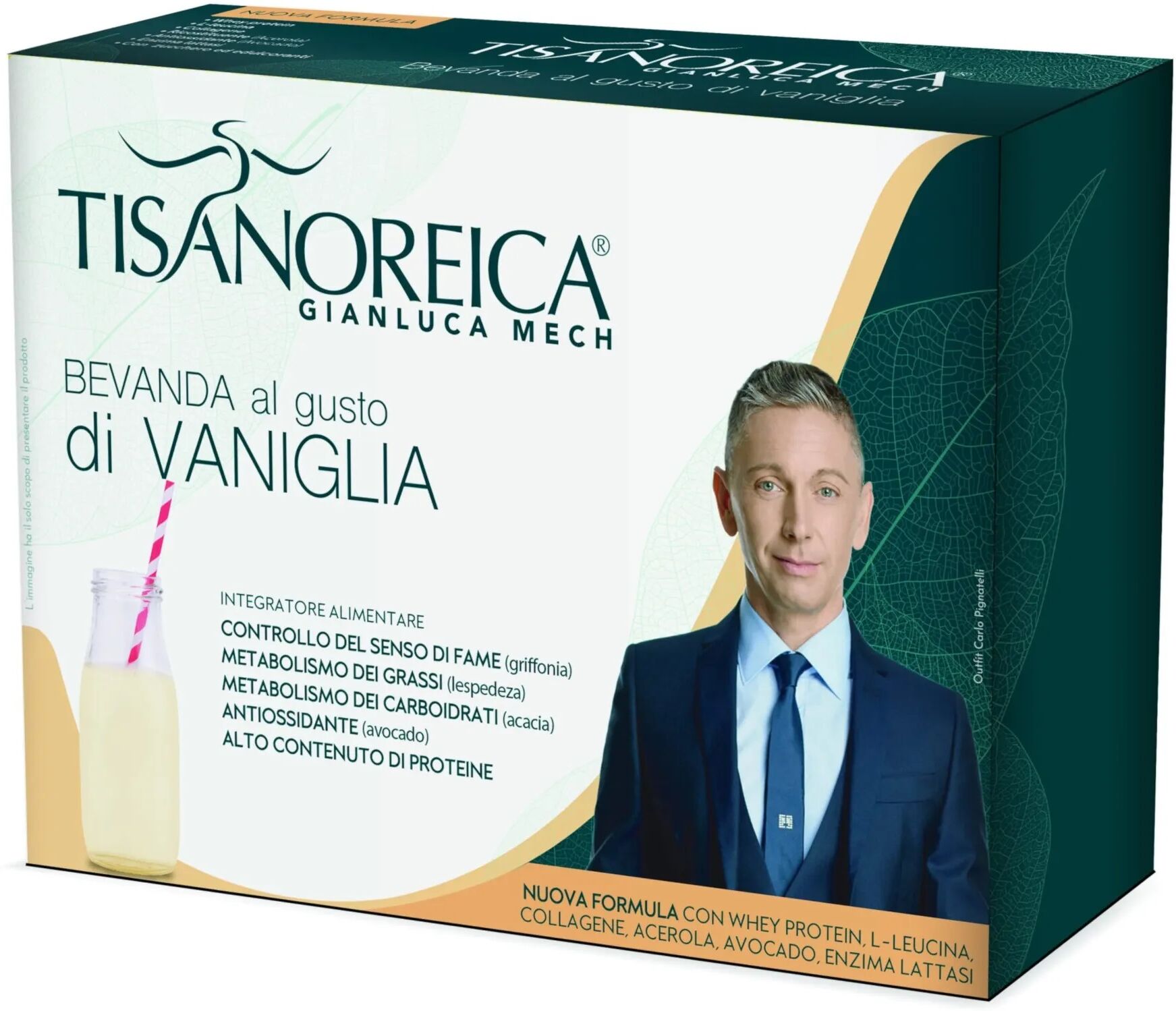 Gianluca mech spa TISANOREICA Bevanda Vaniglia 4x28g