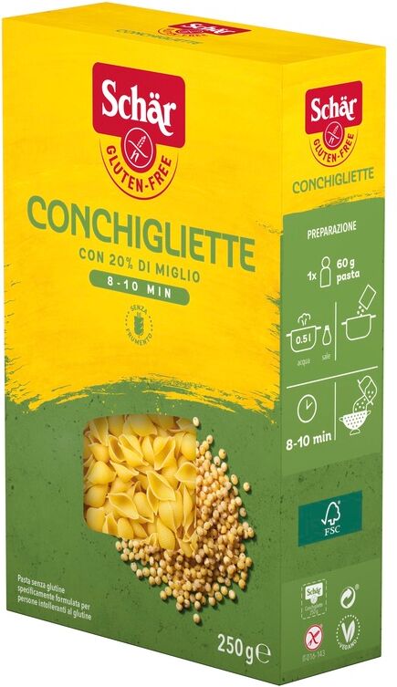 DR.SCHAR SpA SCHAR Pasta Conchigliette 250g