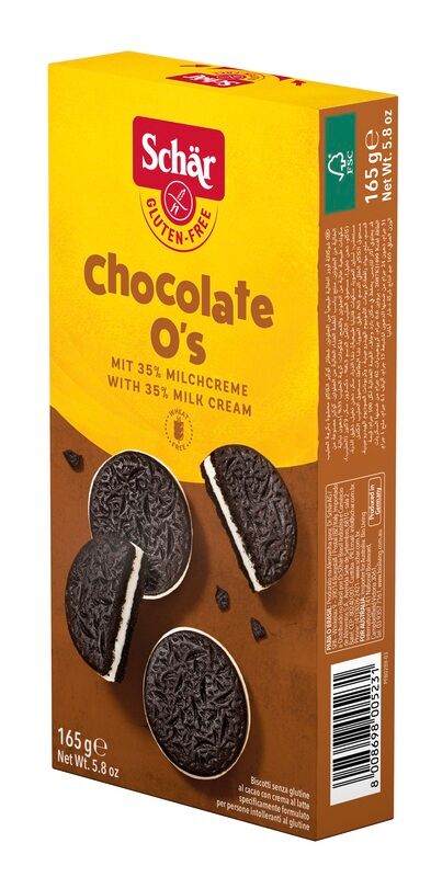 DR.SCHAR SpA SCHAR Bisc.Chocolate O'S 165g