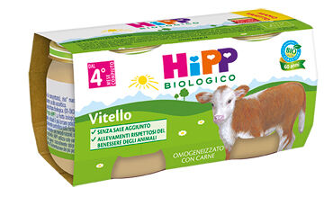 HIPP ITALIA Srl OMO HIPP Bio Vitello 2x80g