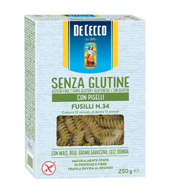 F.LLI DE CECCO SpA DE CECCO Fusilli/Piselli 250g