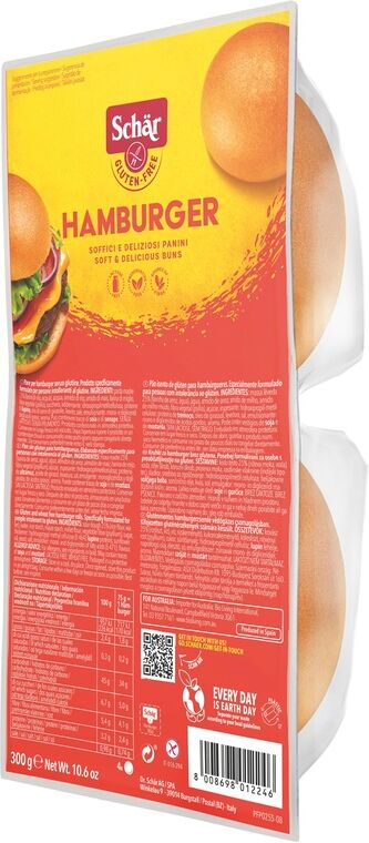 DR.SCHAR SpA SCHAR Panini Hamburger 300g