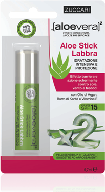 Zuccari srl ZUCCARI ALOEVERA2 ALOE STICK LABBRA IDRATAZIONE INTENSIVA 5,7ML