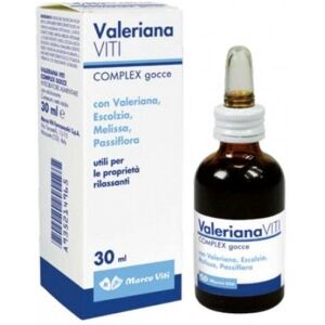 Marco viti farmaceutici spa VALERIANA COMPLEX GOCCE 30ML